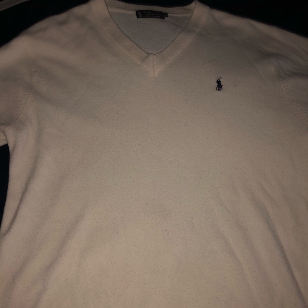 Polo VNeck sweater
